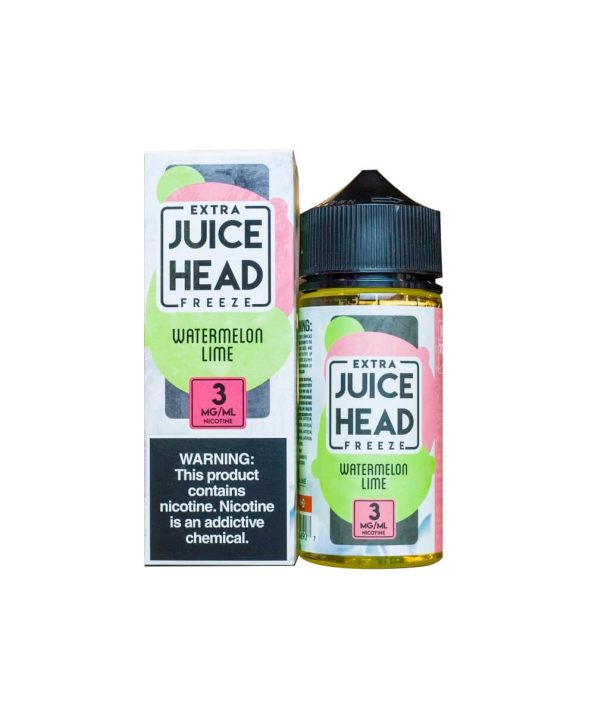 Juice Head Extra Freeze – 100ML Watermelon Lime 3mg
