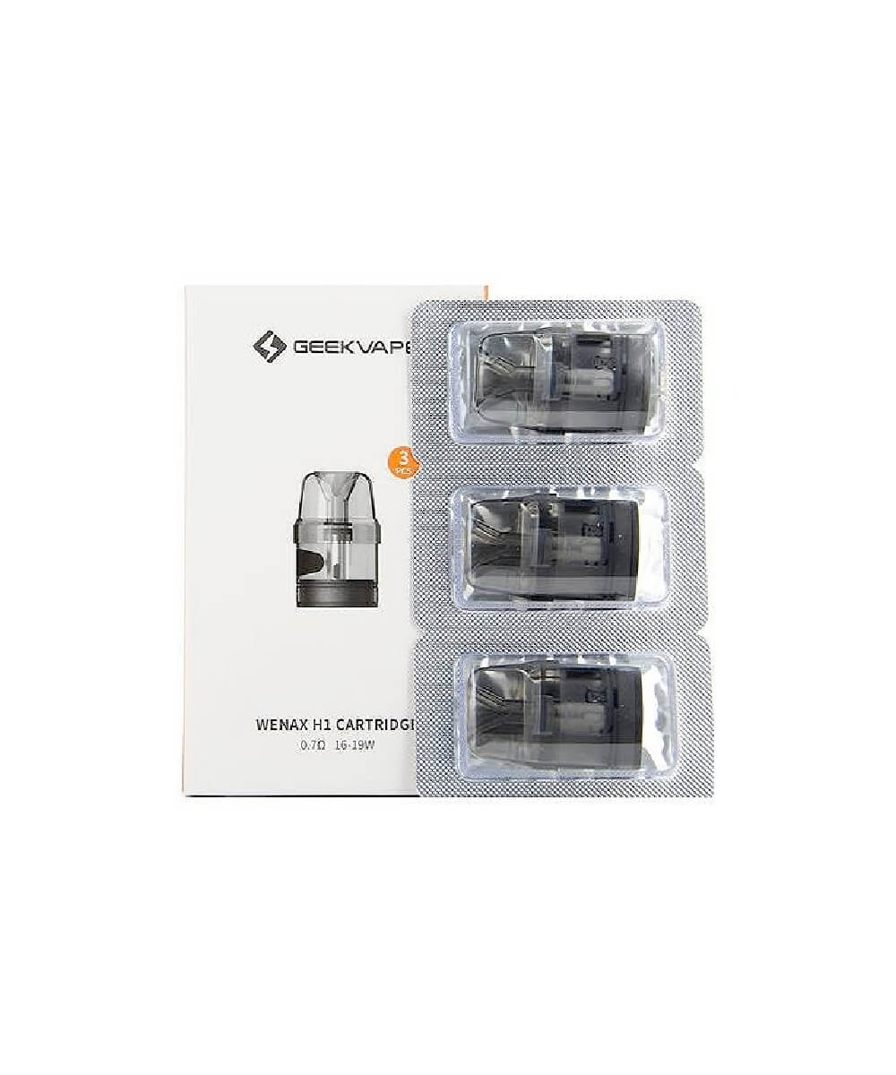 Geekvape Wenax h1 Refillable Pod Cartridge 0.7ohm Pack of 3