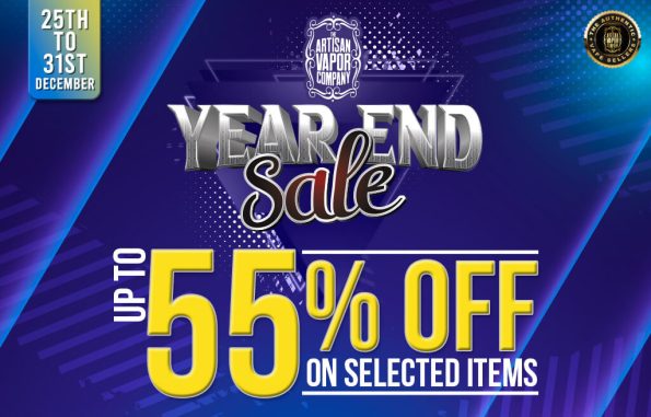Year-End Sale | Up to 55% off | Artisan Vapor Company