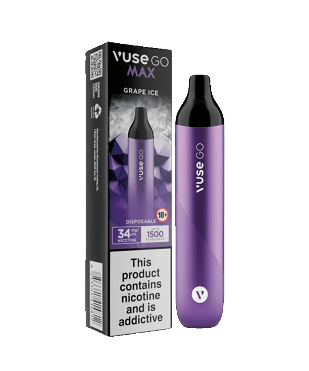 VUSE GO Max Disposable Vape – Grape Ice