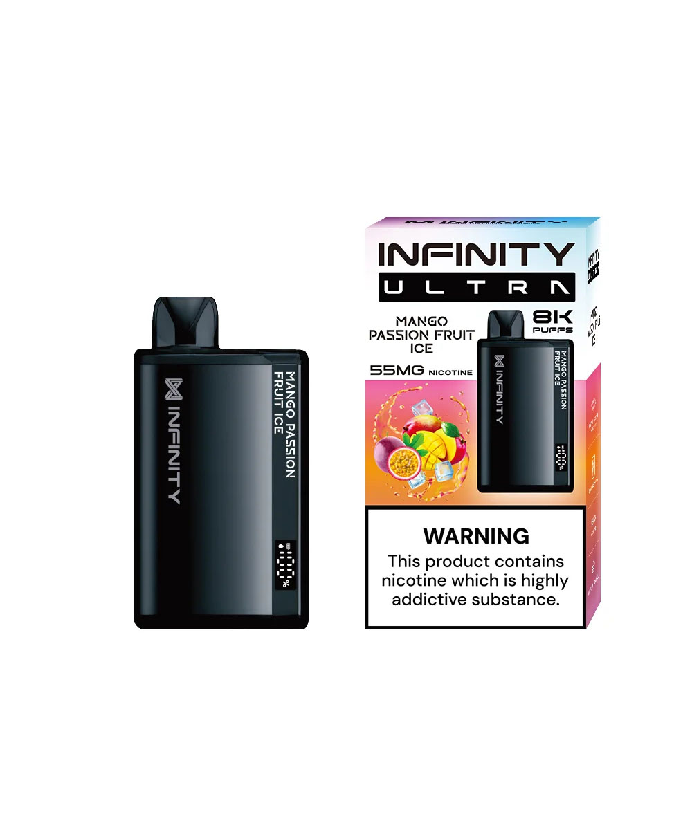 Infinity Disposables 8000 Puffs 5.5% - Mango Passion Fruit Ice
