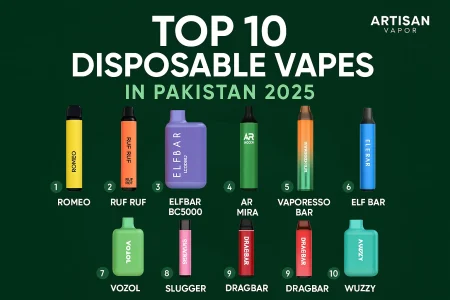 Top 10 Disposable Vapes in Pakistan 2025 Top 10 Disposable Vapes in Pakistan 2025