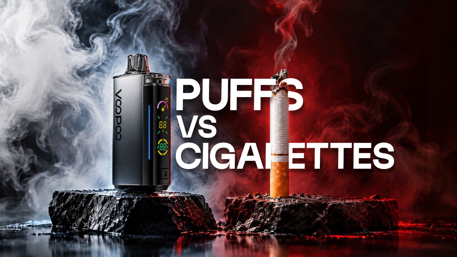 Vape Puffs vs Cigarettes